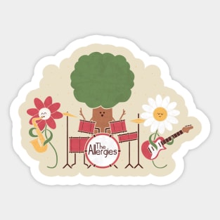 The Allergies Sticker